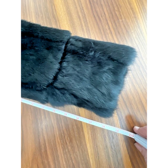 RARE Vintage Y2K Rocawear Rabbit Fur Jacket Coat Authentic Small Rhinestone Zip - Picture 10 of 16